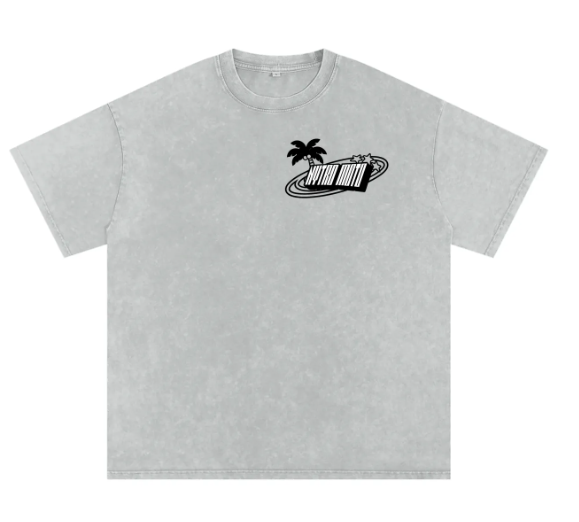 Nytro Moto Heavy Weight Acid Washed T Shirt